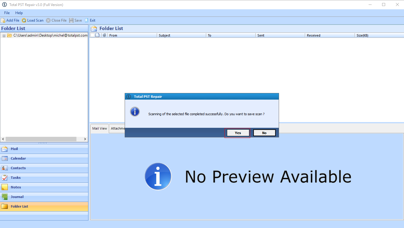 fix Outlook 2019 pst file